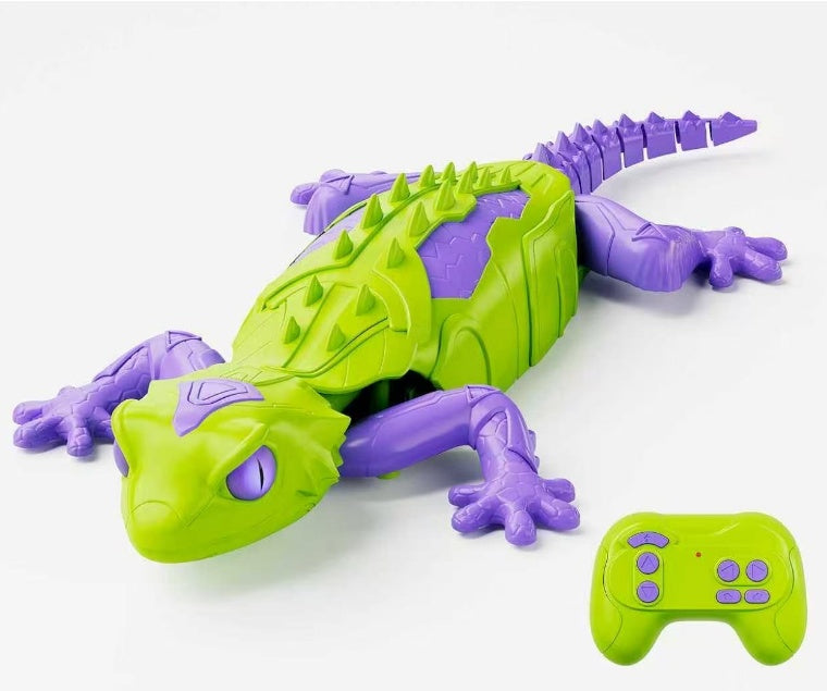 Wall Climbing Remote Control Gecko Toy - Rechargeable RC Lizard Prank Toy, Dual-Mode Floor & Wall Driving Car, Creative Tech Birthday Gift for Boys & Girls